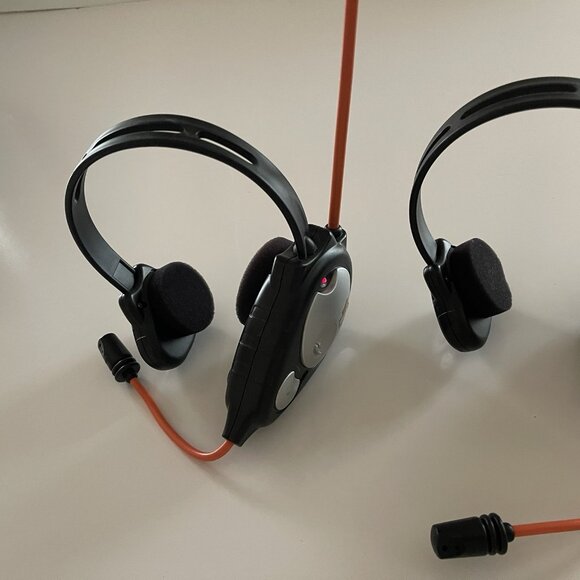 Harley Davidson Headset Kids 2004 Intercom Type Pair Set Toy Plastic WORKS Vtg - Picture 9 of 16